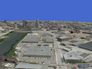 Grand Rapids City 3D Model preview