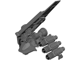 Nebulon Ranger 3D Model preview