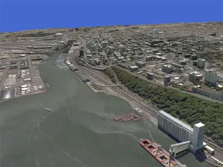 Tacoma City 3D Model preview
