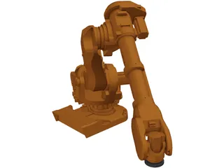 Robot 6 Axis 3D Model preview