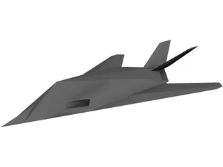 F-117 3D Model preview