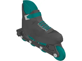 Roller Skate AZ-912 Yonex 3D Model preview