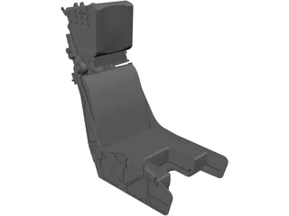 F-18 Seat 3D Model preview