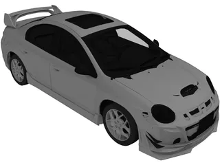 Dodge Neon SRT4 3D Model preview