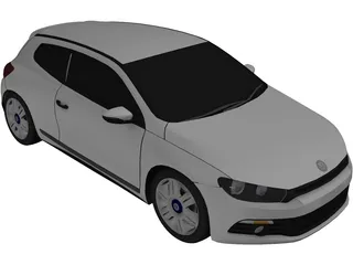 Volkswagen Scirocco (2008) 3D Model preview