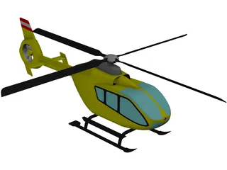 Eurocopter EC-135 3D Model preview