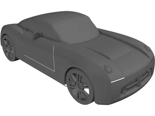 Dodge Razor Concept (2004) 3D Model preview
