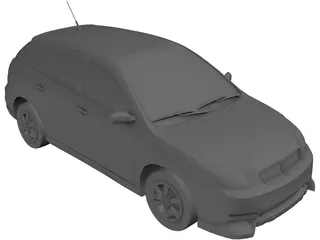 Toyota Matrix 3D Model preview