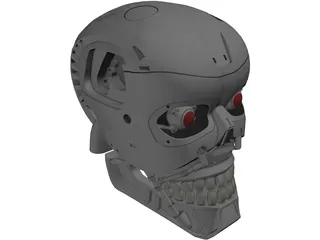Terminator Head 3D Model preview