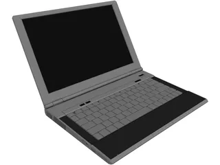 Notebook 3D Model preview