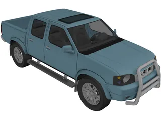 Nissan Navara D22 Turbo Pickup 3D Model preview