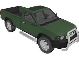 Nissan Navara D22 DX 4X4 3D Model preview