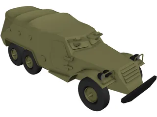 BTR 152 3D Model preview