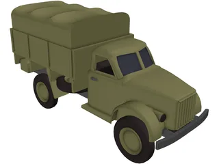 GAZ 63 3D Model preview
