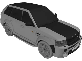 Range Rover Sport Kahn Tuning (2010) 3D Model preview