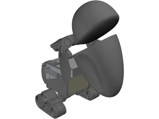 WALL-E and EVA 3D Model preview
