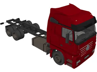 Mercedes-Benz Actros 3D Model preview