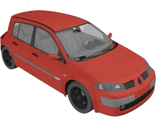 Renault Megane 3D Model preview