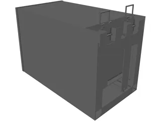 Container 3D Model preview
