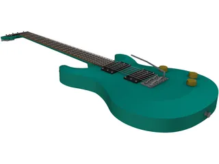 Paul Reed Smith Guitar 3D Model preview