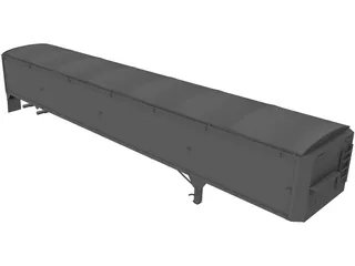 Wilson Grain Trailer 3D Model preview