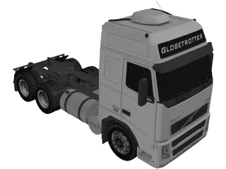 Volvo FH12 Globetrotter (2006) 3D Model preview