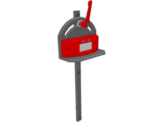Craftsman Digital Miter Gauge 3D Model preview