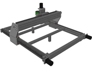 CNC Machine 3D Model preview