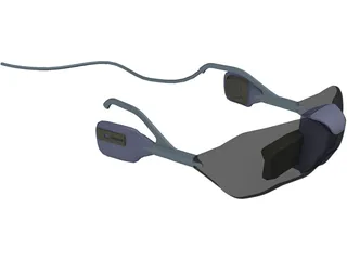 3D Glasses 3D Model preview