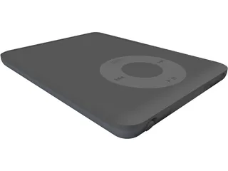 iPod Nano 2nd Gen 3D Model preview