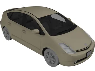 Toyota Prius 3D Model preview