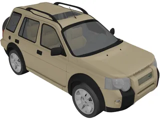 Land Rover Freelander Td4 (2004) 3D Model preview