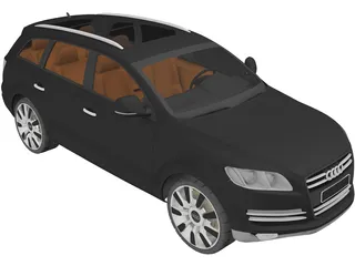 Audi Q7 (2009) 3D Model preview