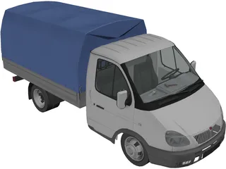 GAZ 3302 3D Model preview