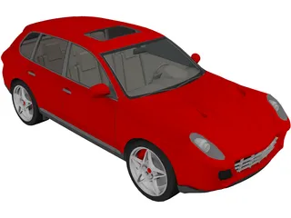 Ferrari SUV Concept 3D Model preview