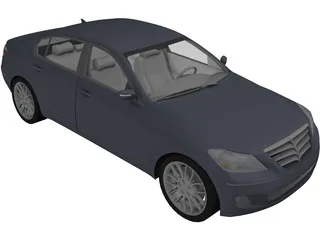 Hyundai Genesis 3D Model preview