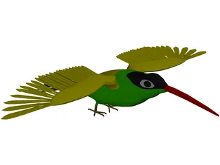 Hummingbird 3D Model preview