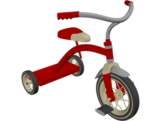 Tricycle 3D Model preview