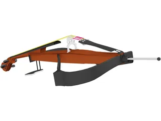 Electronic Cello 3D Model preview