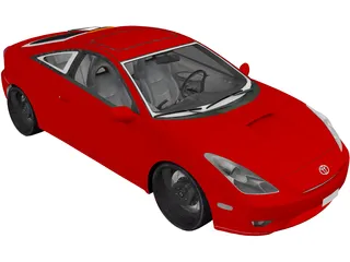 Toyota Celica 3D Model preview
