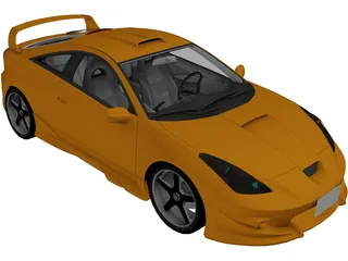 Toyota Celica 3D Model preview