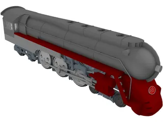 Train New York Central System 3D Model preview