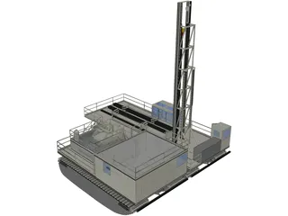 Drill and Mud Units 3D Model preview