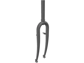 Bicycle Front Fork 3D Model preview