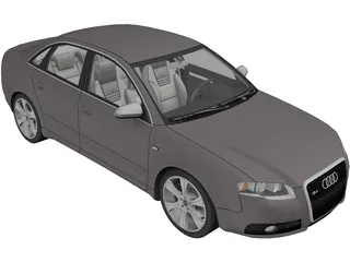 Audi S4 3D Model preview