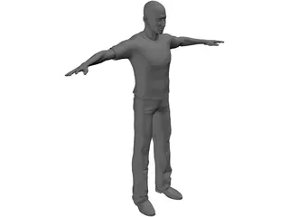 Man 3D Model preview