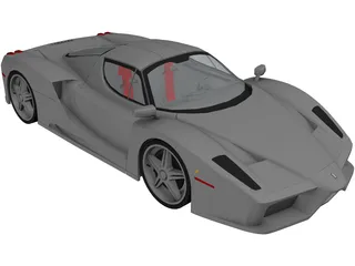 Ferrari Enzo 3D Model preview