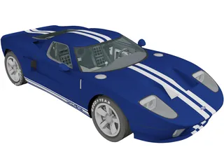 Ford GT40 3D Model preview