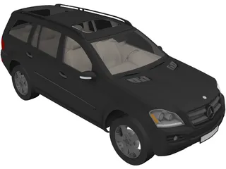Mercedes-Benz GL-class 3D Model preview