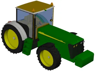 John Deere 7920 Tractor 3D Model preview